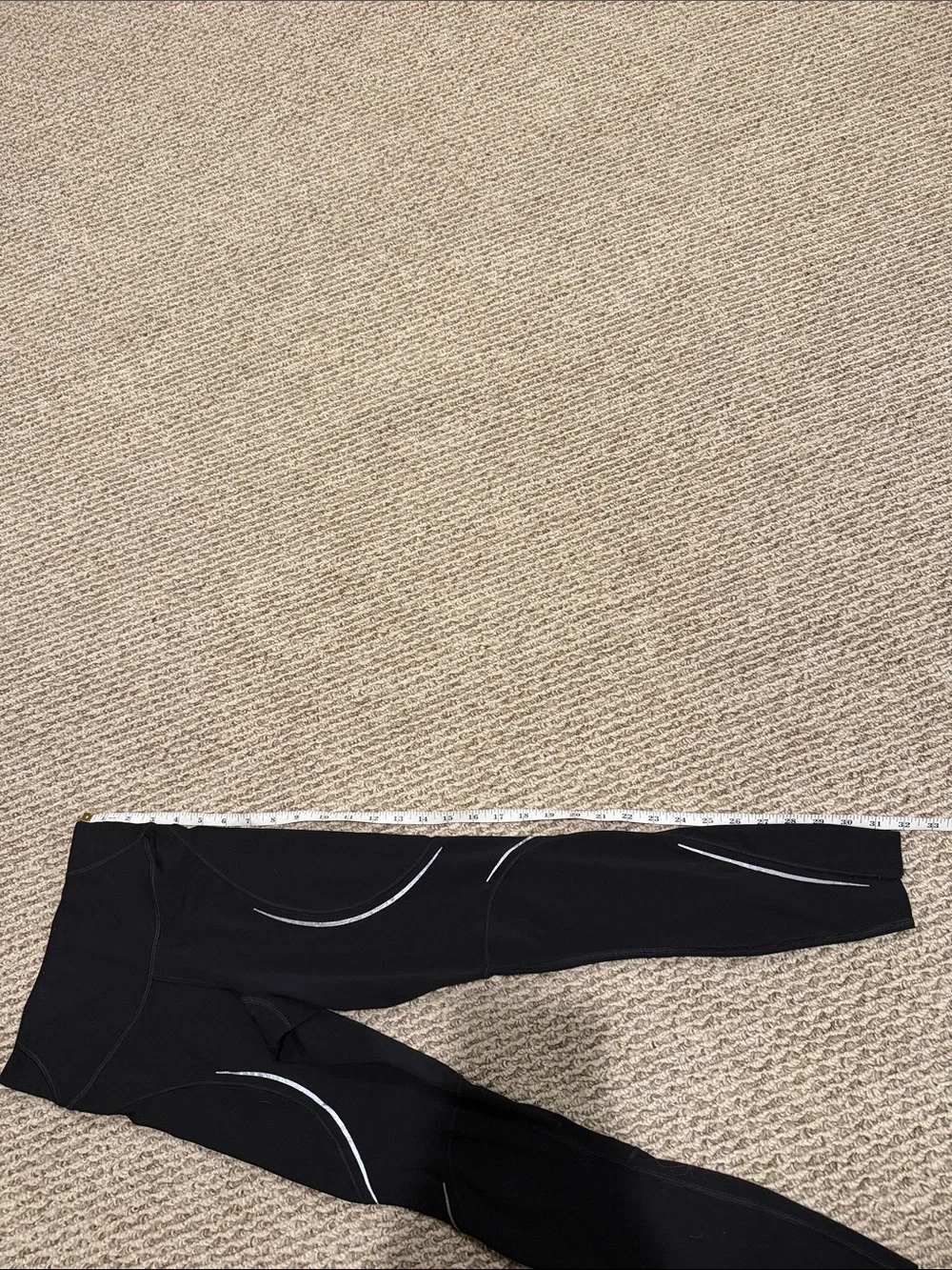 Lululemon Pants Womens 0 Black Base Pace High-Rise HR Reflective Tight 25